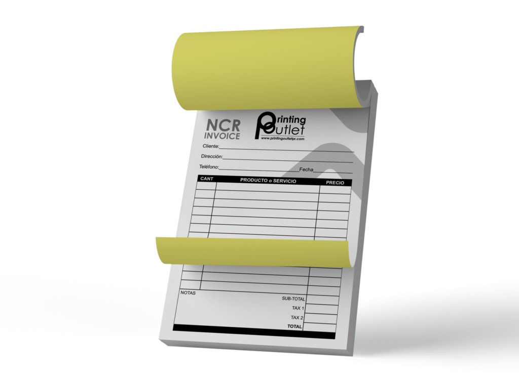 Black NCR Forms (Invoices books)