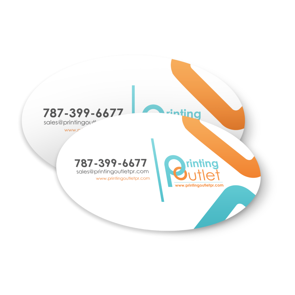 Oval Business Cards