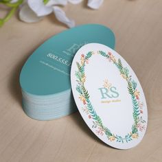 Oval Business Cards - Image 3